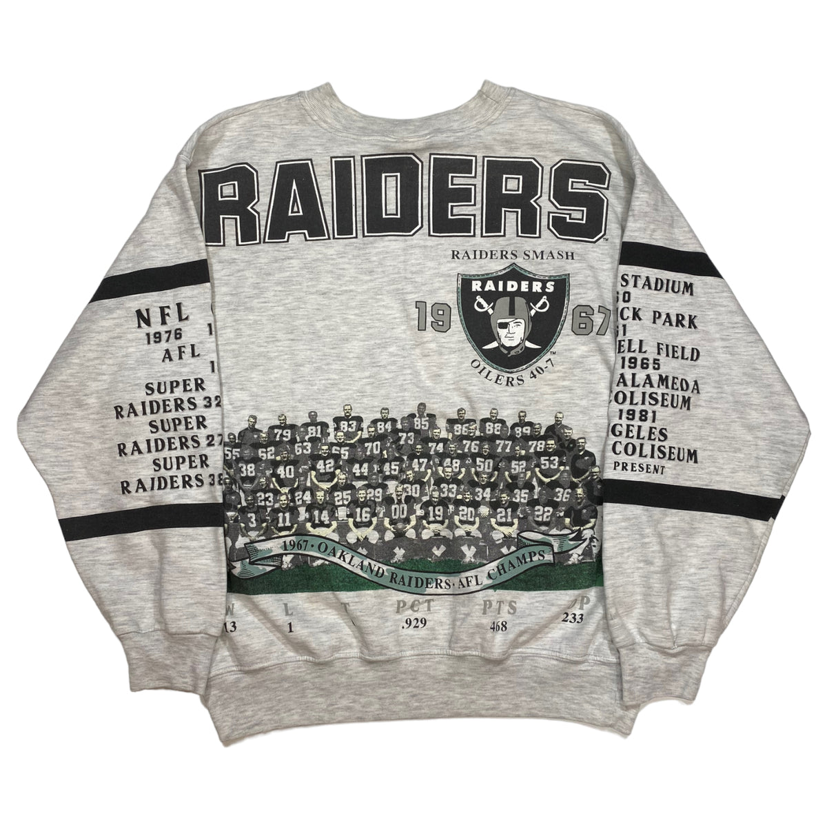 Long Gone Crewneck - 1967 Los Angeles Raiders – Unholy Saints