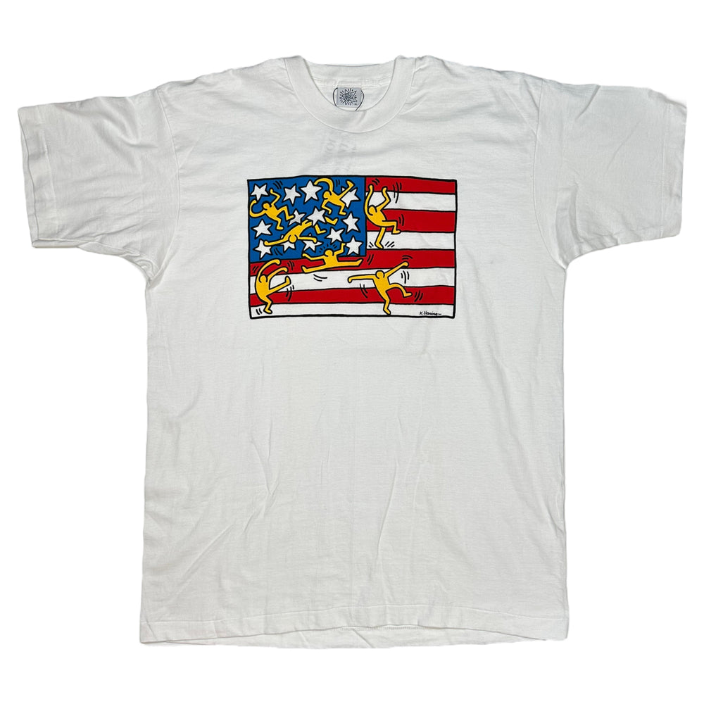 
                  
                    1997 Keith Haring - "American Flag" Tee
                  
                