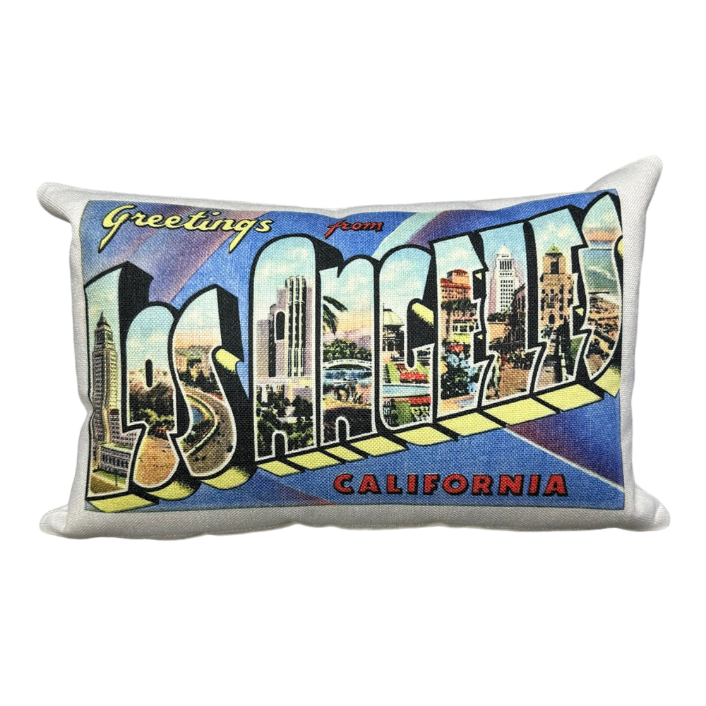 
                  
                    Los Angeles California Postcard Pillow
                  
                