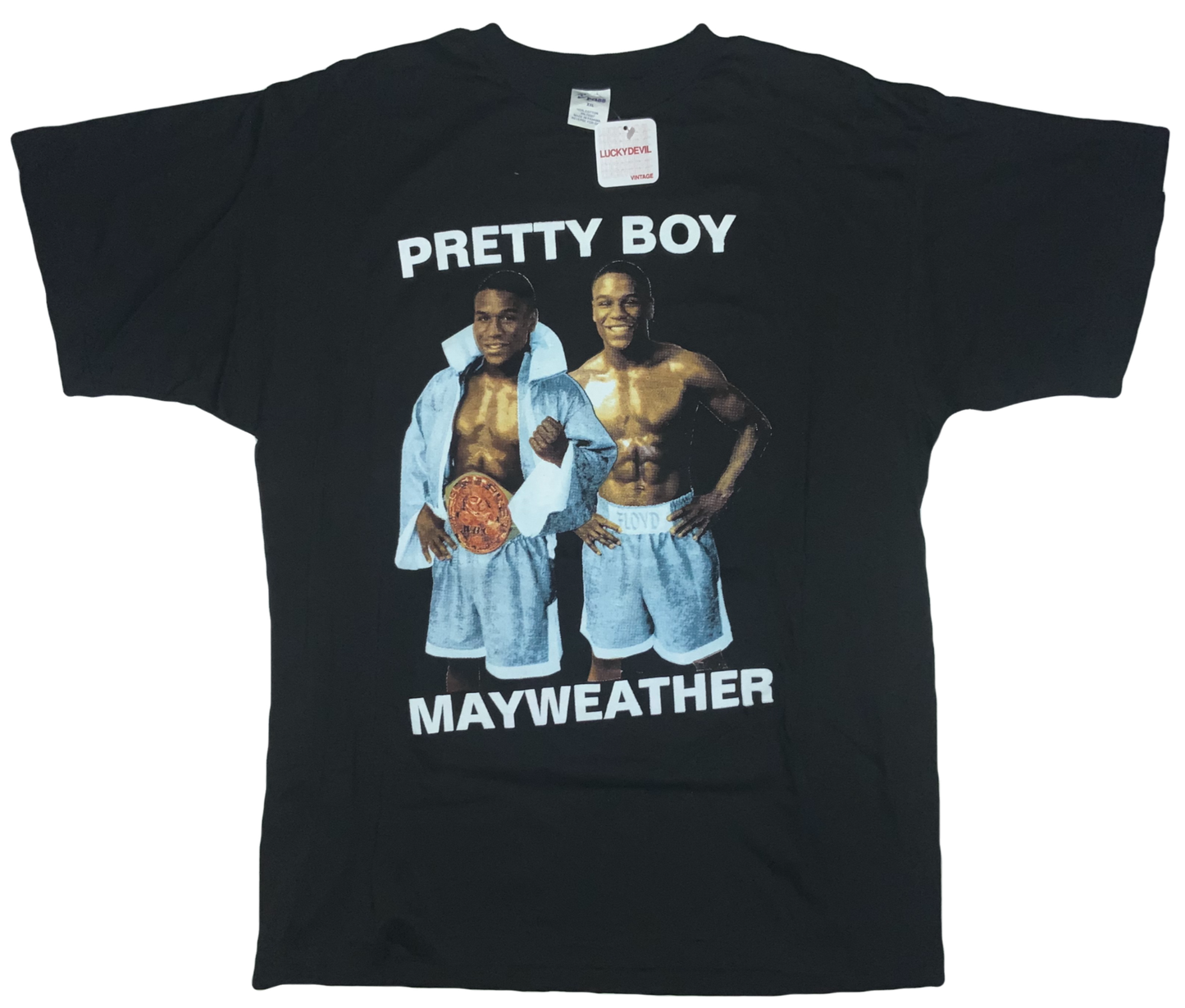 
                  
                    '90s Floyd Mayweather "Pretty Boy" - Parking Lot Tee
                  
                