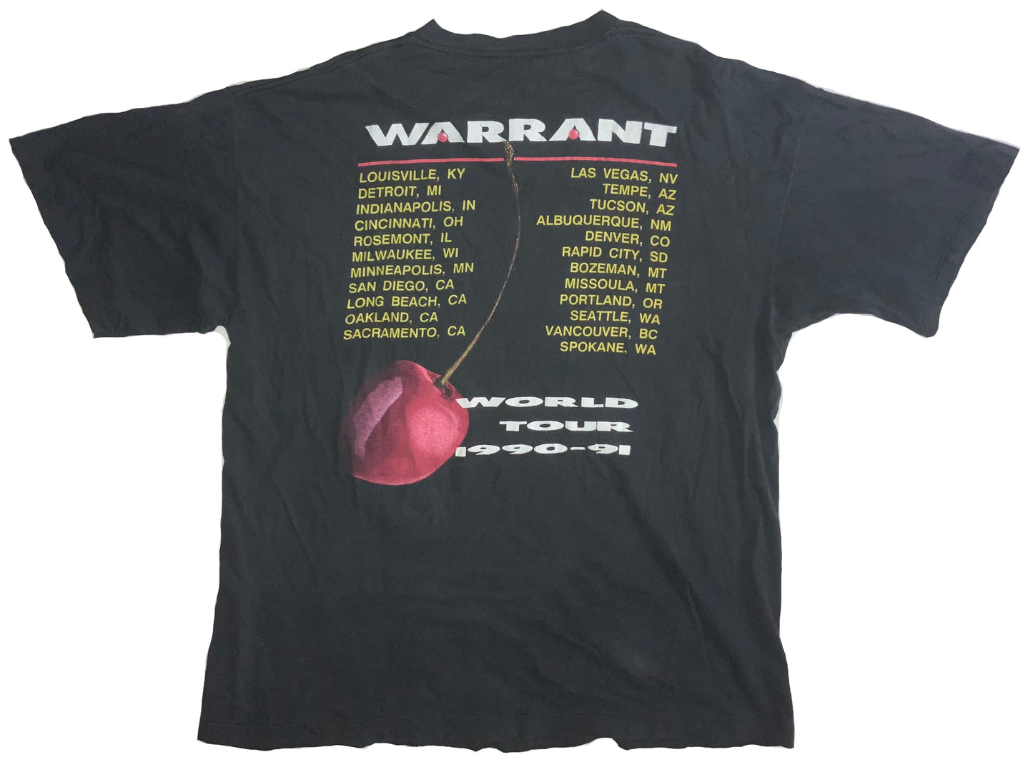 
                  
                    '90 Warrant "Cherry Pie" World Tour
                  
                