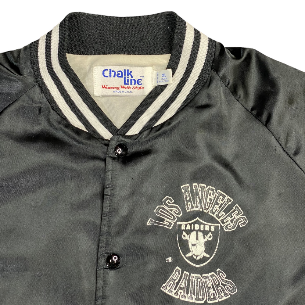 
                  
                    80s Los Angeles Raiders Chalkline Bomber Jacket
                  
                