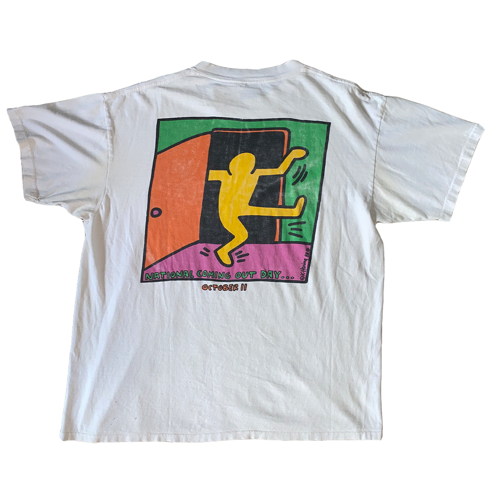 
                  
                    '88 Keith Haring "National Coming Out Day"
                  
                