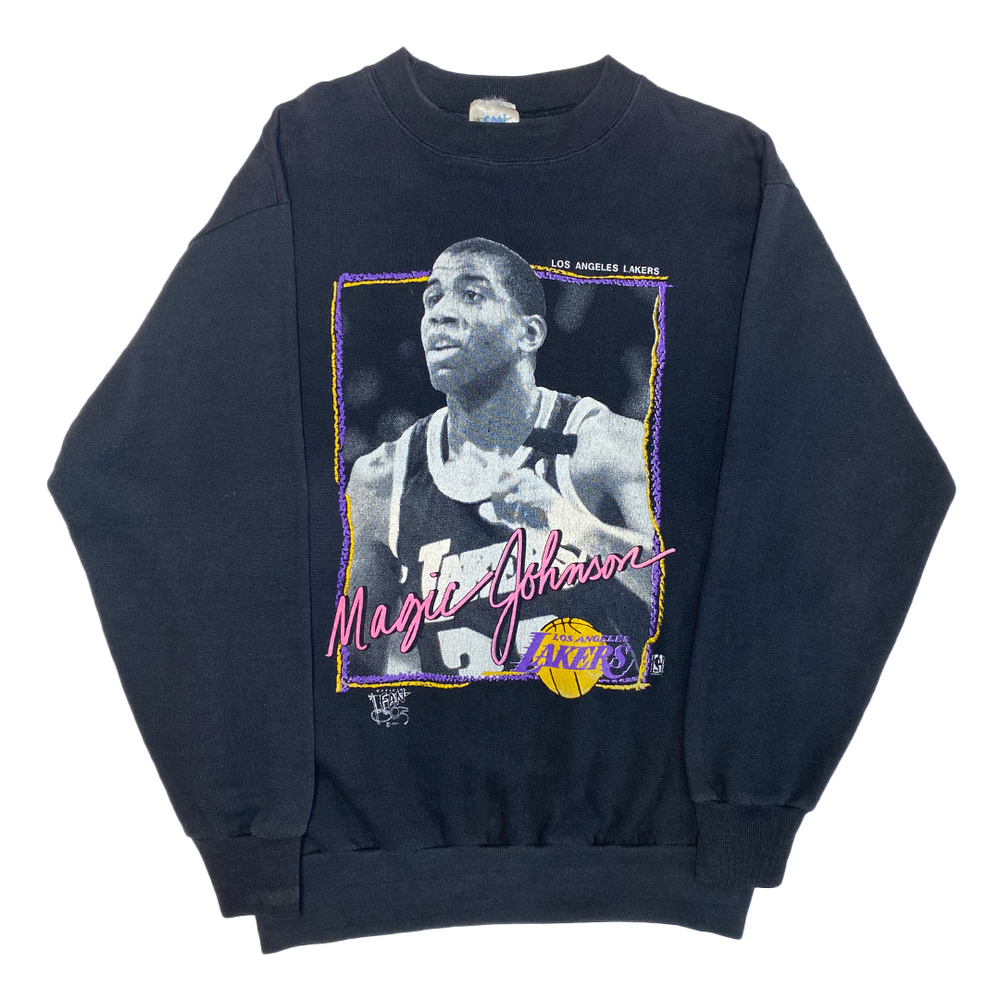 '80s Los Angeles Lakers Magic Johnson Crewneck Sweatshirt