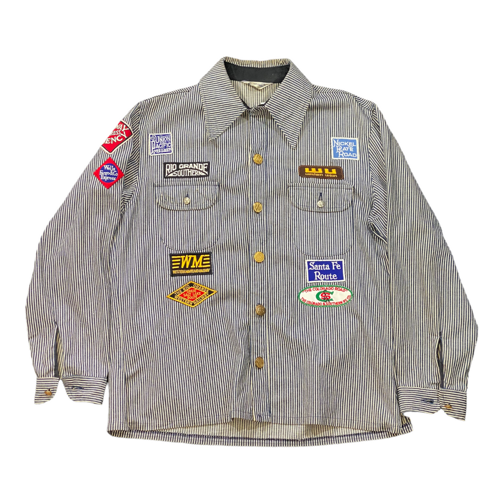 ‘70s Railroad Engineer Jacket With Patches