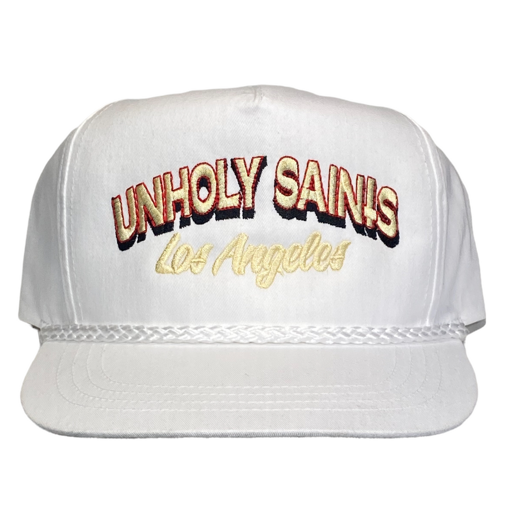
                  
                    Unholy Saints Shop Hat - White
                  
                