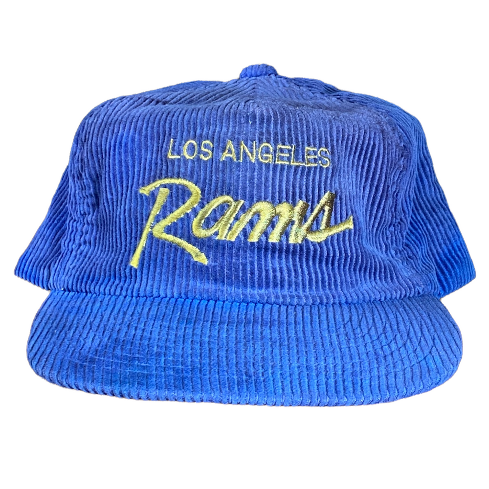 Vintage Los Angeles Rams Corduroy Zipper Back
