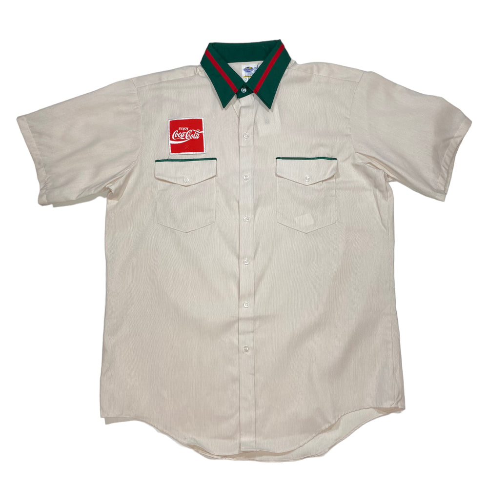 90s Coca-Cola Delivery Uniform Button Up