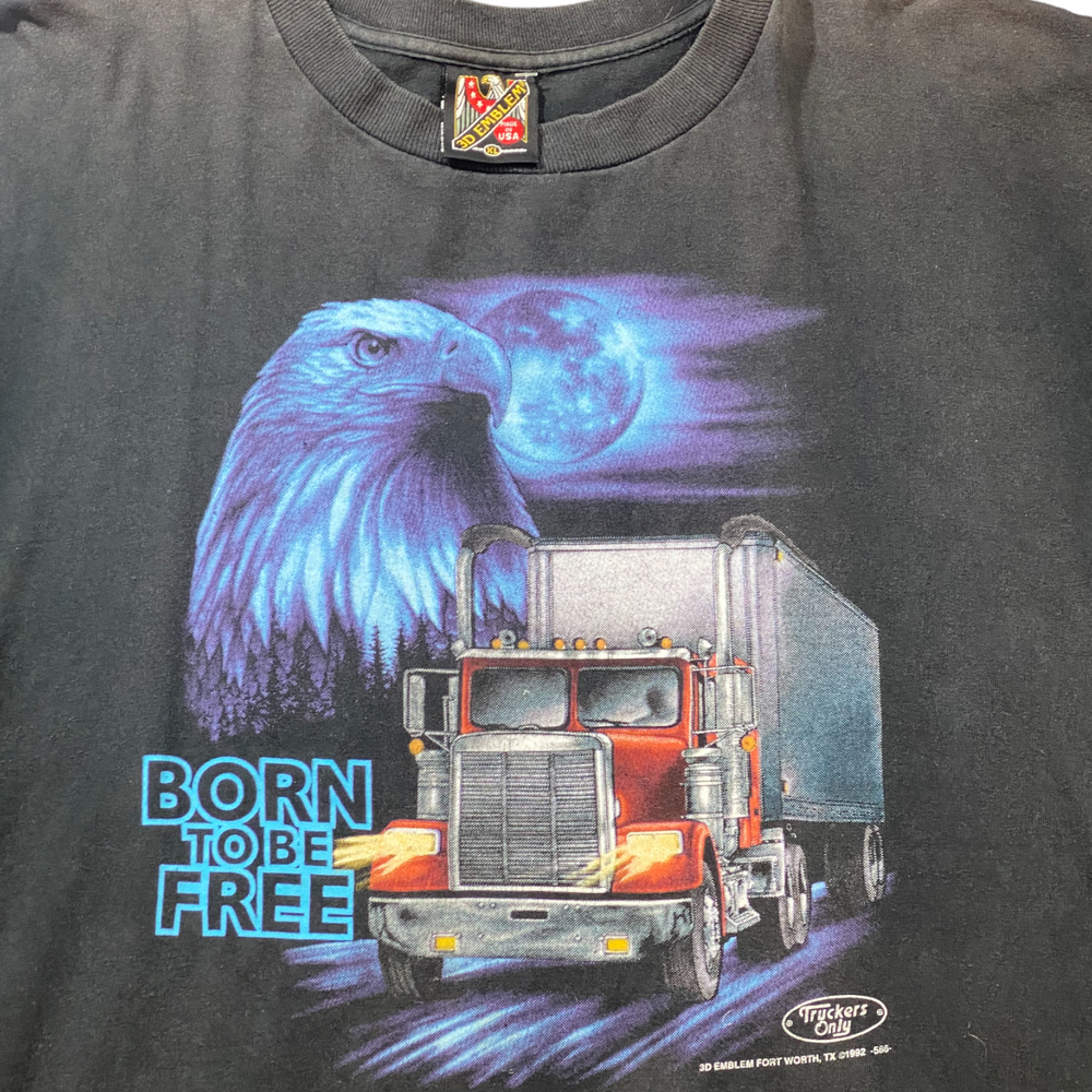 
                  
                    92 3D Emblem - Truckers Only "Born To Be Free"
                  
                