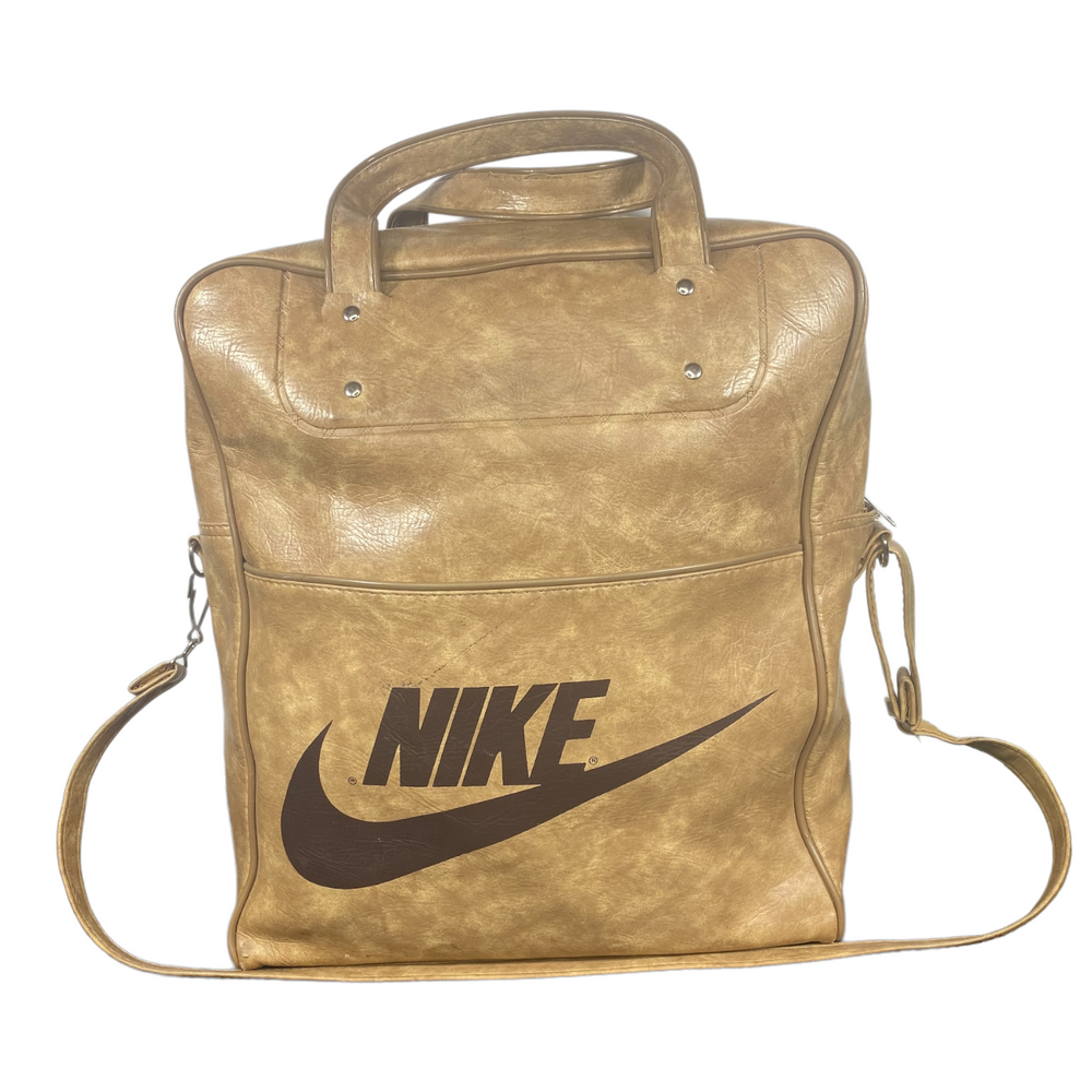 70/80s Nike Travelite Luggage Bag (Tan)