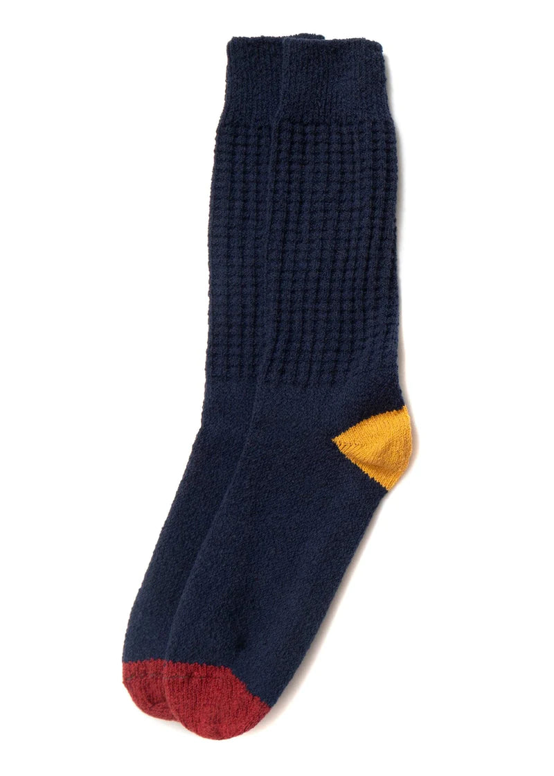 American Trench: Waffle Sock (Navy)