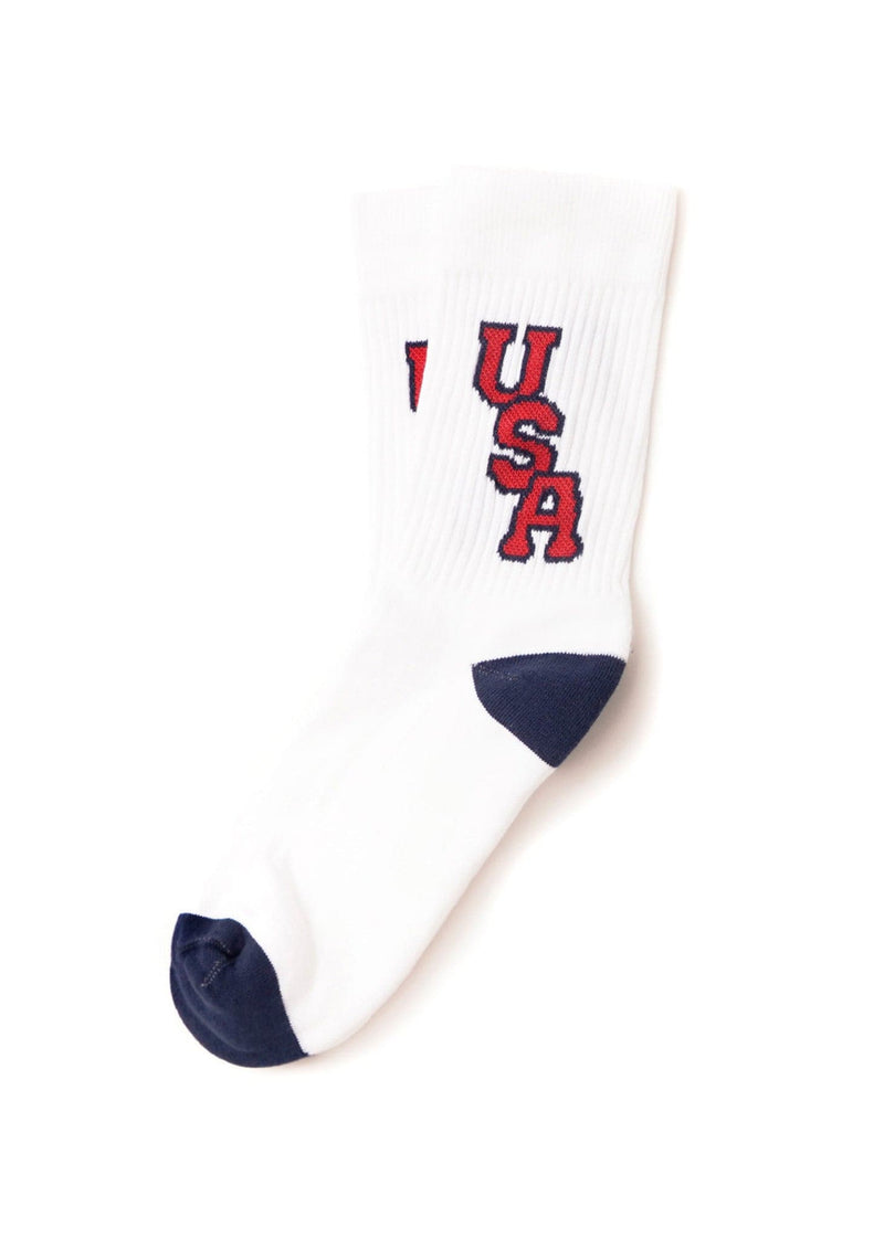 American Trench - The USA Sock (White)